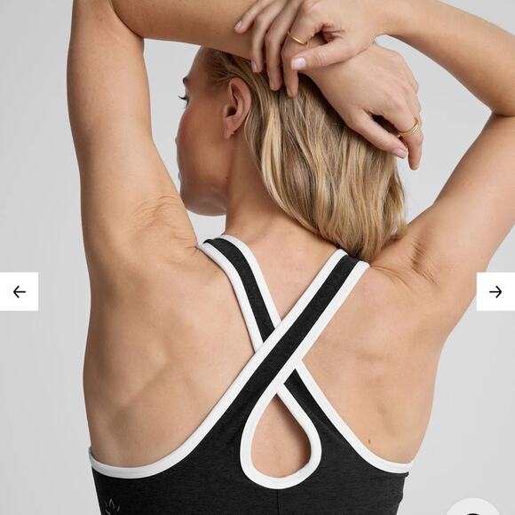 Beyond Yoga Black and White Active Dress Size S - Picture 3 of 12